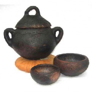 Panela de cerâmica tradicional