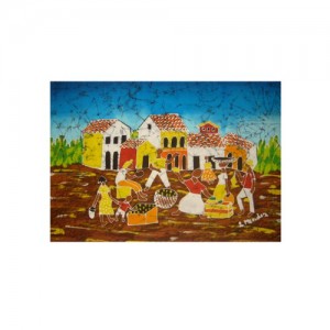 Pintura em tecido – vila ¹