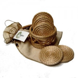 Porta copos de sisal
