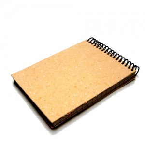 Bloco pautado capa papel reciclado