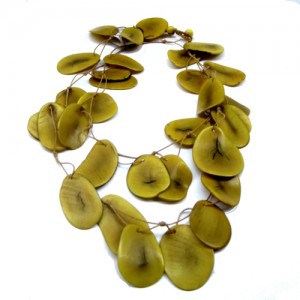 Colar jarina fatiada – amarela