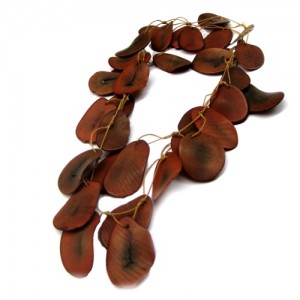 Colar de Jarina fatiada – marron