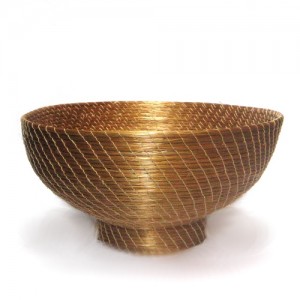 Fruteira redonda de Capim Dourado G