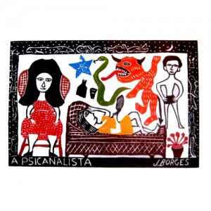 Xilogravura: A psicanalista – JBorges