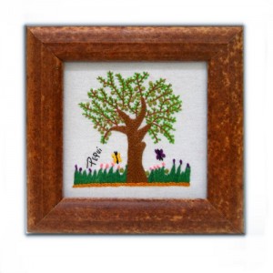 Bordado “Pequi” – quadro- MG