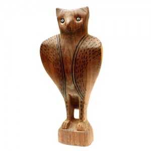 Coruja – escultura – etnia Mehinako – Xingu