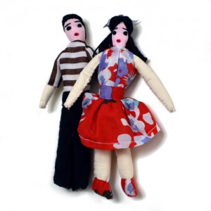 Casal de bonecos de pano – PB