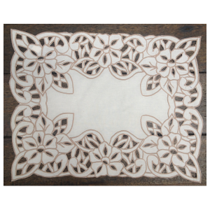 Toalha de bandeja branca – CE